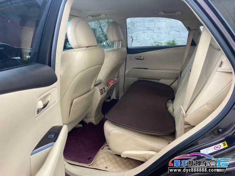 12年雷克萨斯RX轿车抵押车出售