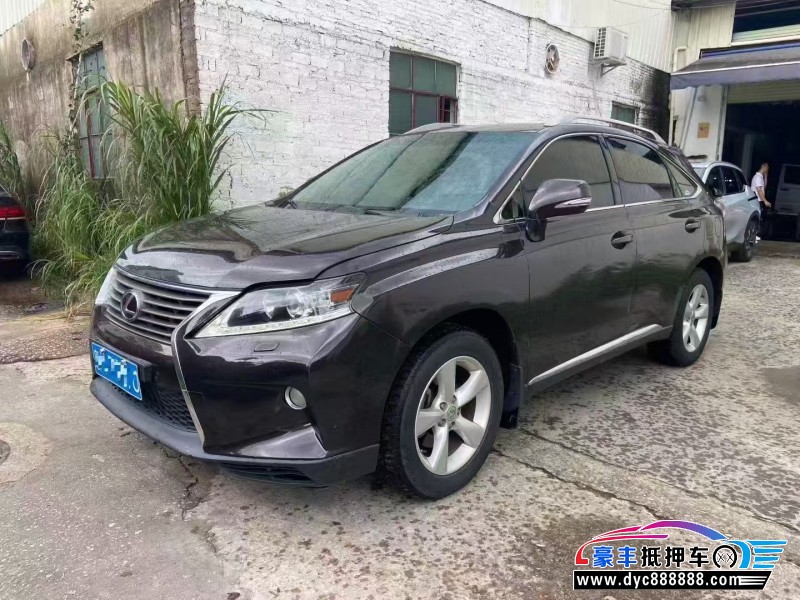 12年雷克萨斯RX轿车抵押车出售
