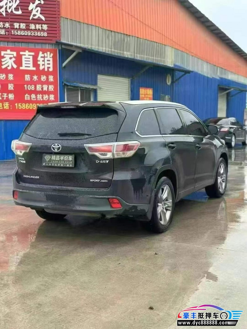 16年丰田汉兰达轿车抵押车出售