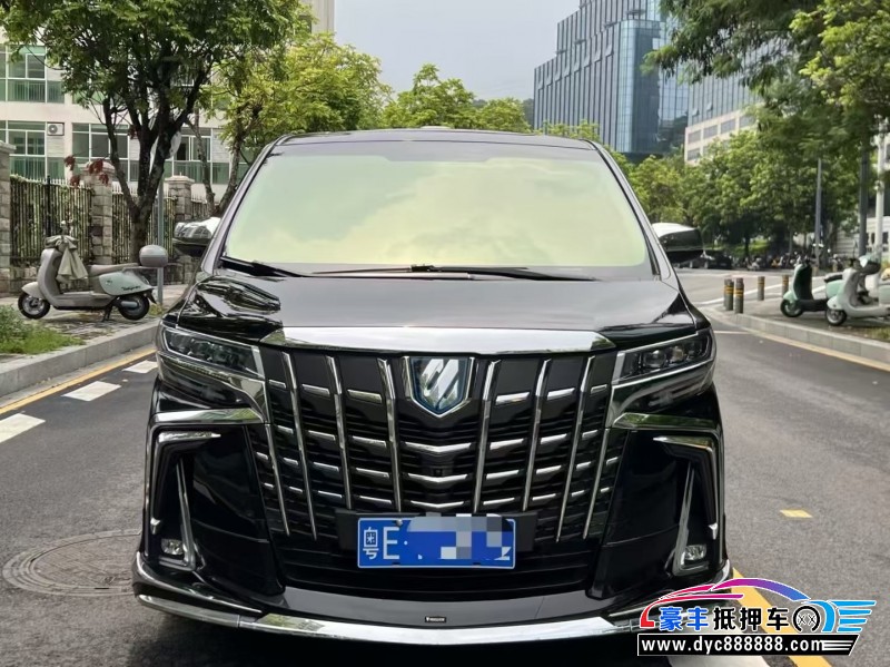 18年丰田埃尔法轿车抵押车出售