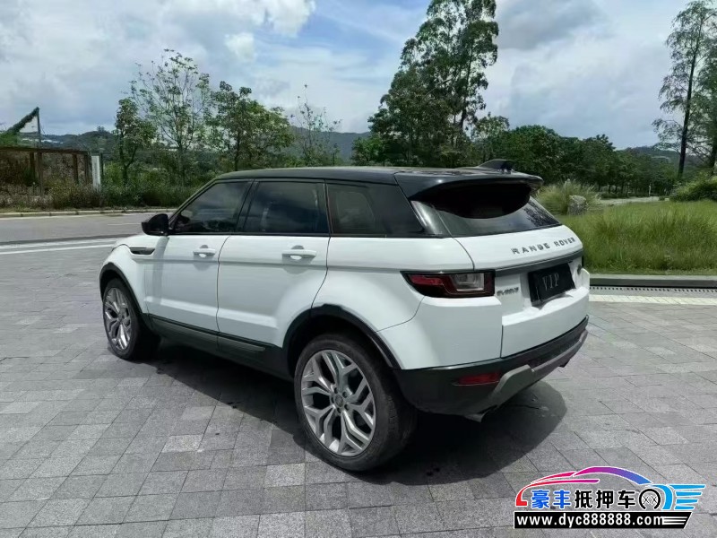 18年路虎揽胜极光轿车抵押车出售