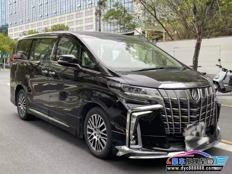 16年丰田埃尔法轿车抵押车出售