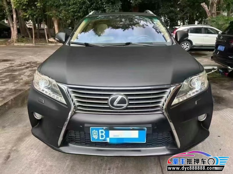 12年雷克萨斯RX轿车抵押车出售