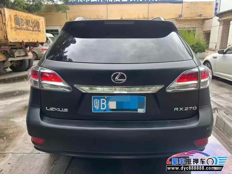 12年雷克萨斯RX轿车抵押车出售