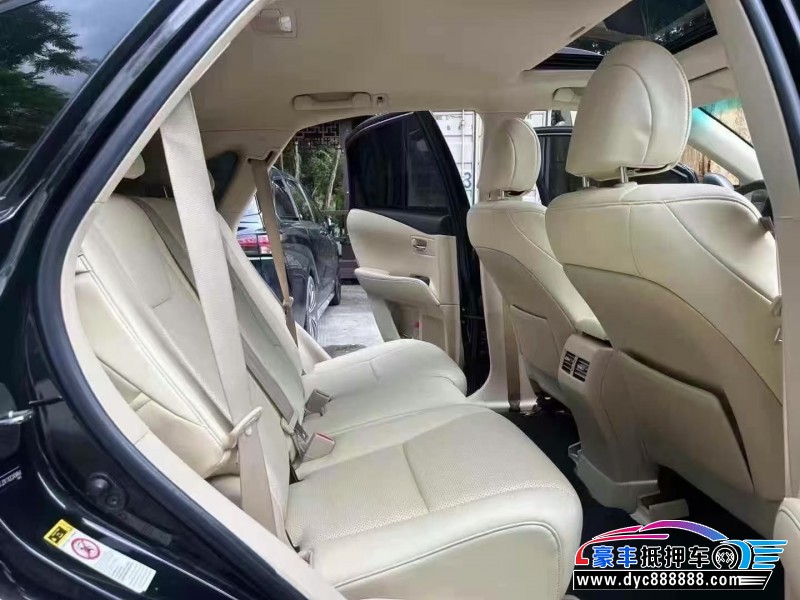 12年雷克萨斯RX轿车抵押车出售