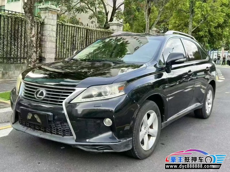 12年雷克萨斯RX轿车抵押车出售