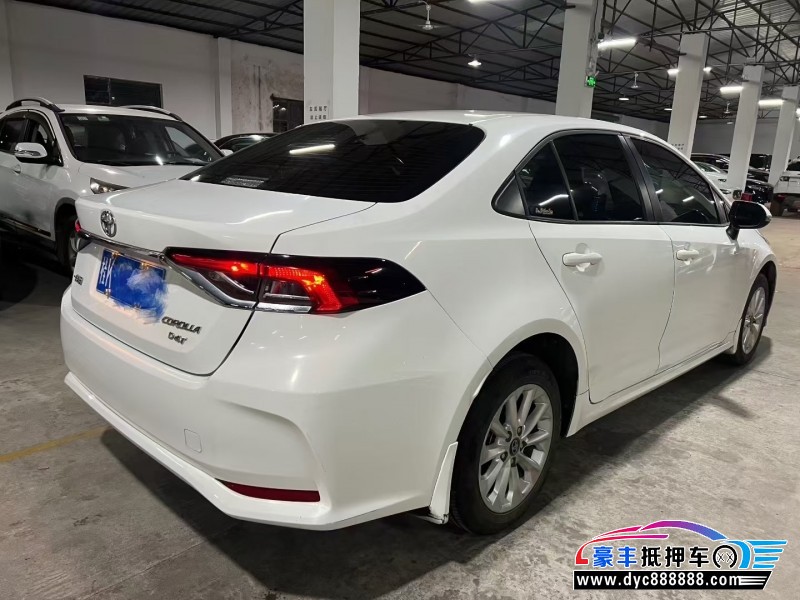 21年丰田卡罗拉轿车抵押车出售