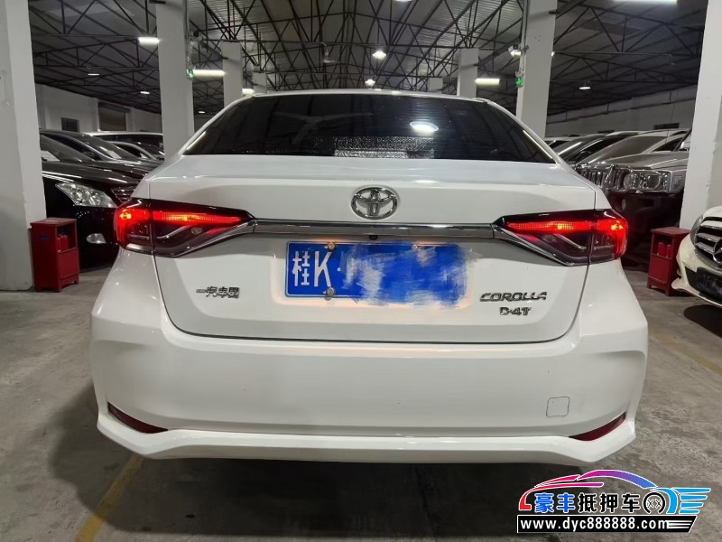 21年丰田卡罗拉轿车抵押车出售