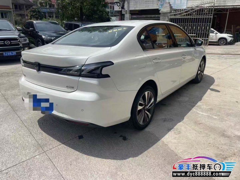 25年标致408轿车抵押车出售