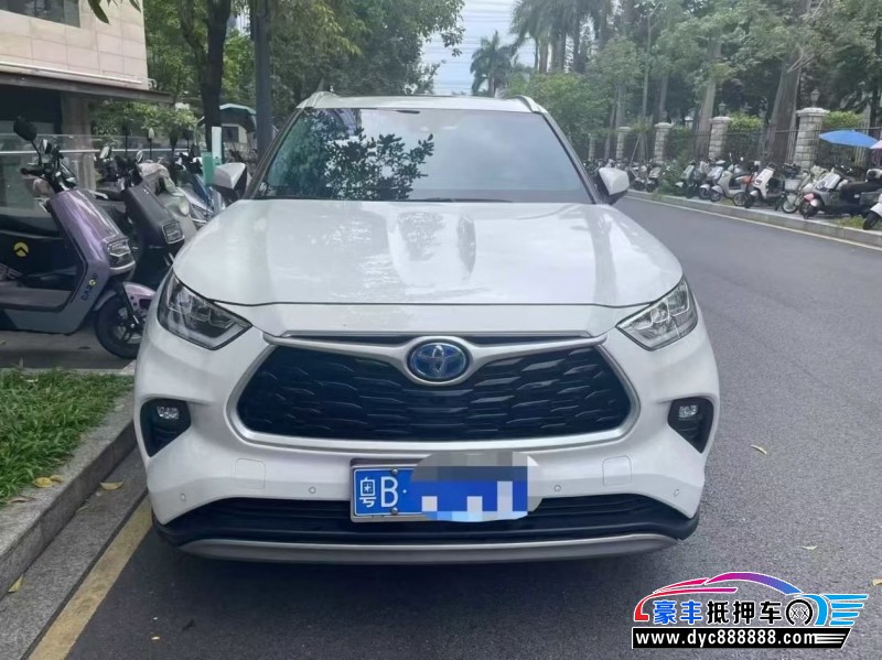 22年丰田汉兰达轿车抵押车出售