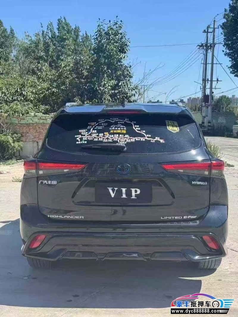 23年丰田汉兰达轿车抵押车出售