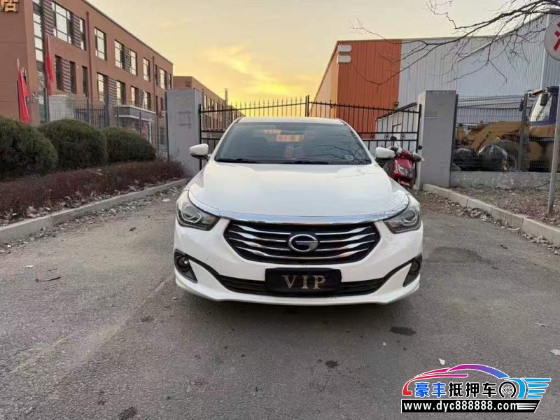 18年传祺GA6轿车抵押车出售
