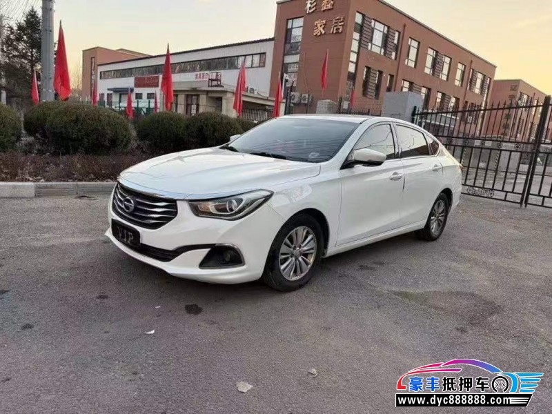 18年传祺GA6轿车抵押车出售