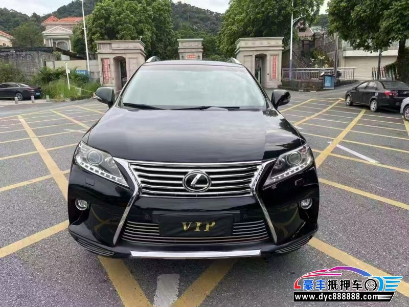 14年雷克萨斯RX轿车抵押车出售