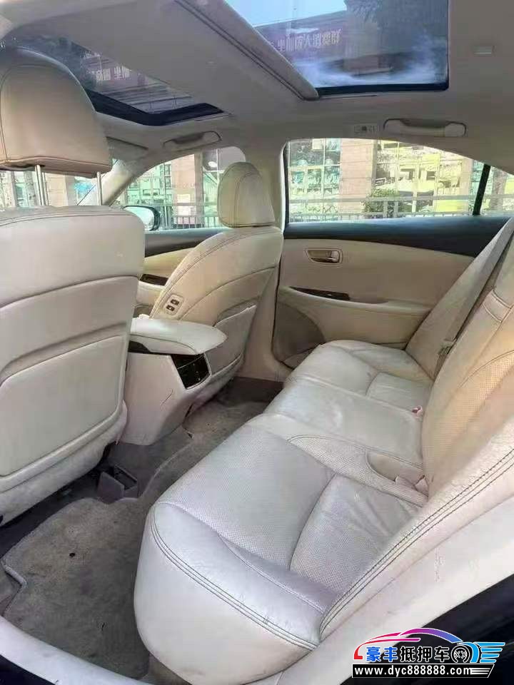 11年雷克萨斯ES轿车抵押车出售