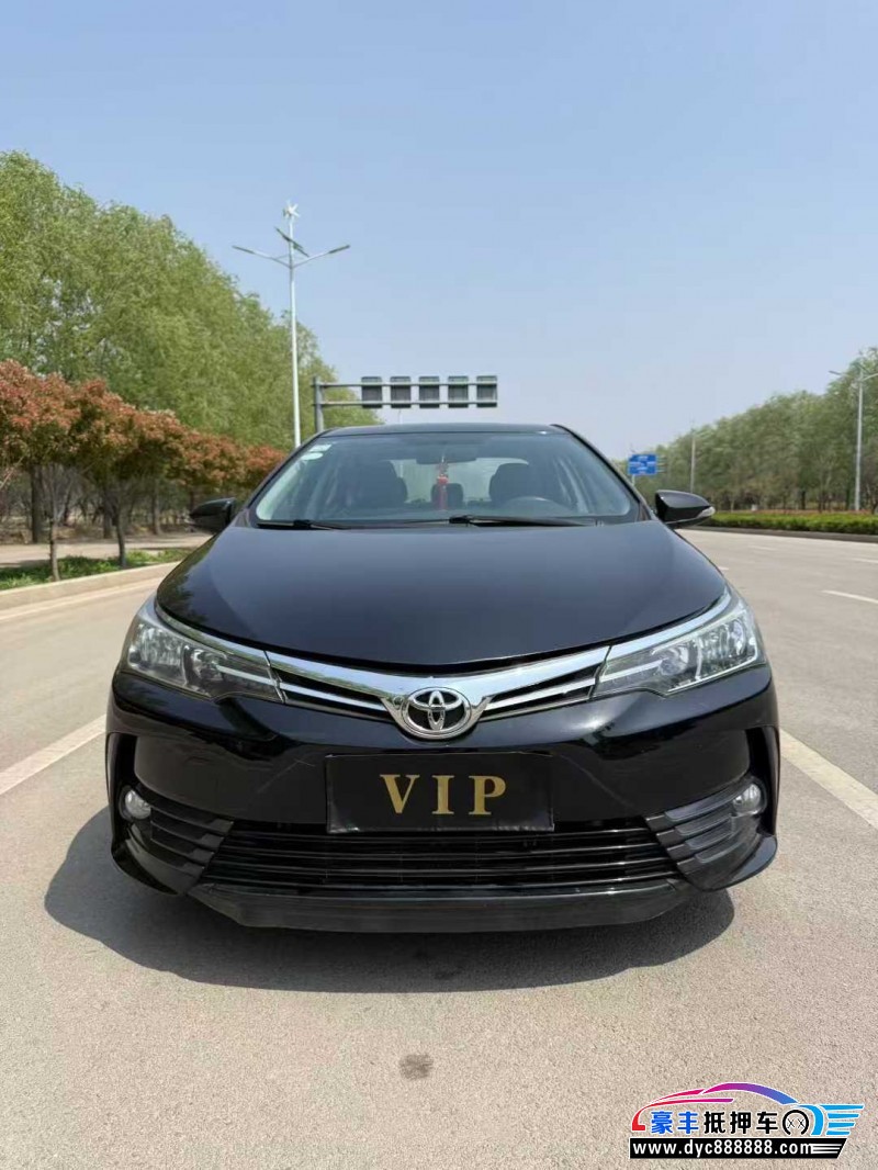 18年丰田卡罗拉轿车抵押车出售