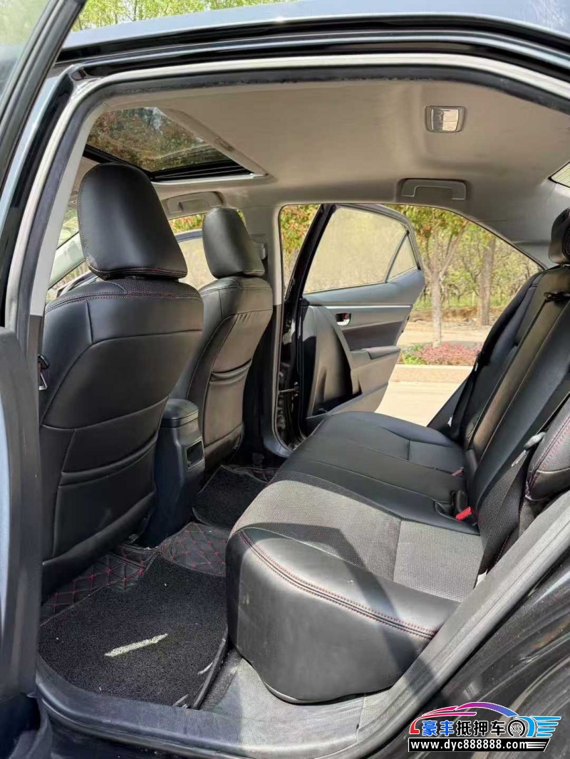 18年丰田卡罗拉轿车抵押车出售