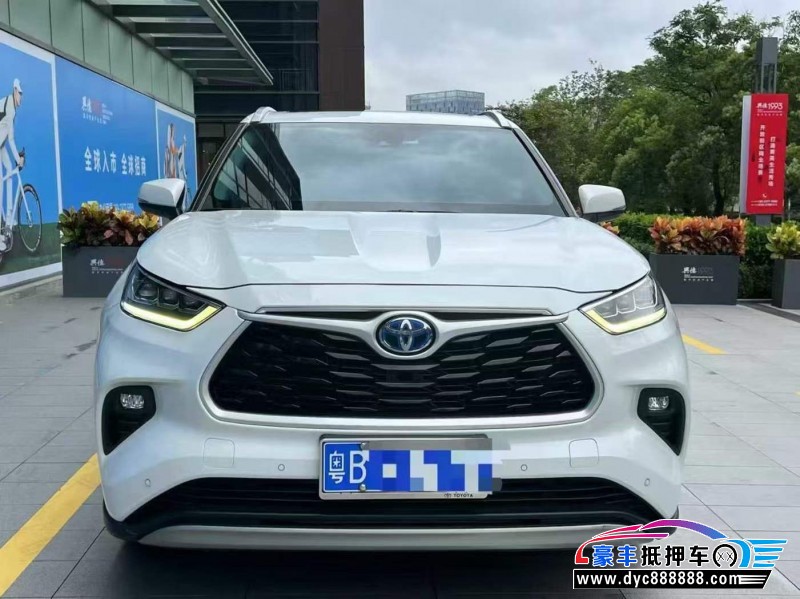 22年丰田汉兰达轿车抵押车出售