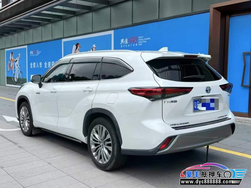 22年丰田汉兰达轿车抵押车出售