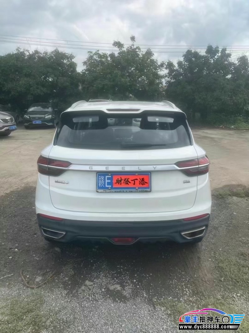 19年吉利缤越轿车抵押车出售