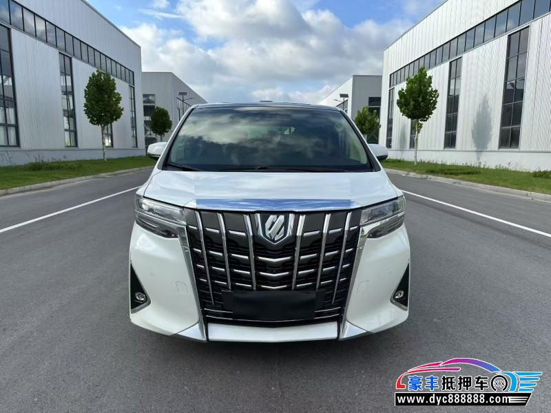 19年丰田埃尔法SUV抵押车出售