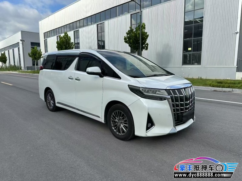 19年丰田埃尔法SUV抵押车出售