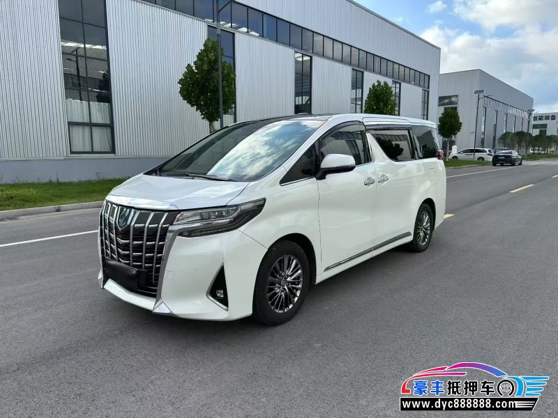 19年丰田埃尔法SUV抵押车出售