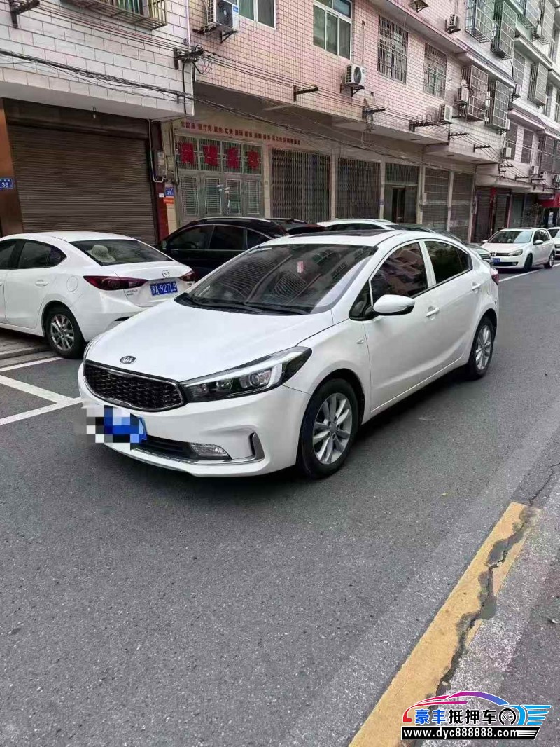 19年起亚K3轿车抵押车出售