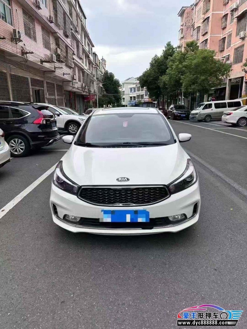 19年起亚K3轿车抵押车出售