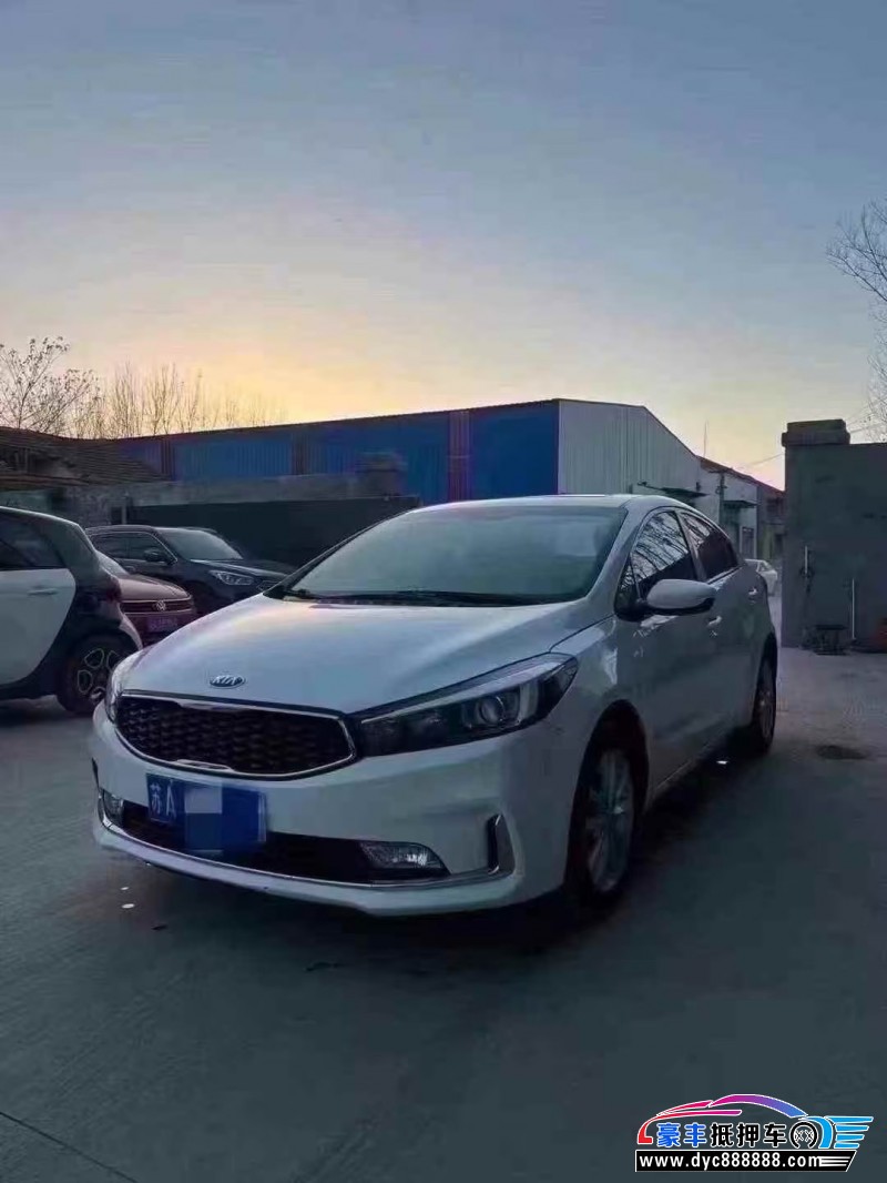 18年起亚K3轿车抵押车出售