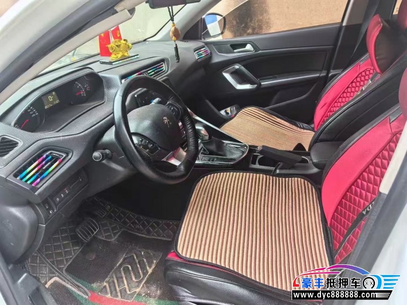 19年标致308轿车抵押车出售