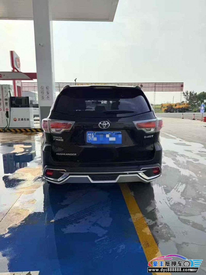 17年丰田汉兰达轿车抵押车出售