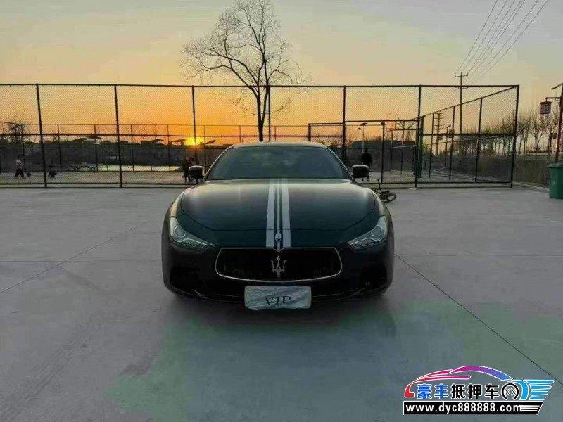 14年玛莎拉蒂Ghibli轿车抵押车出售