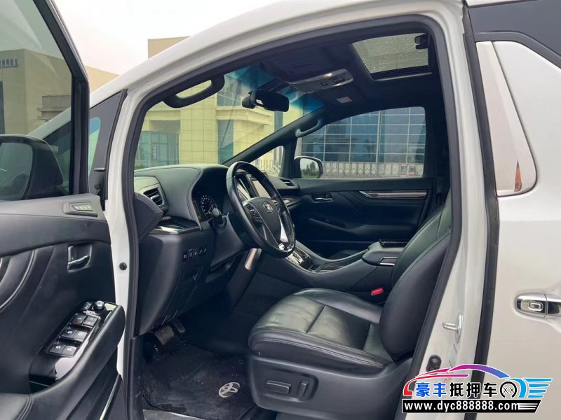 19年丰田埃尔法轿车抵押车出售