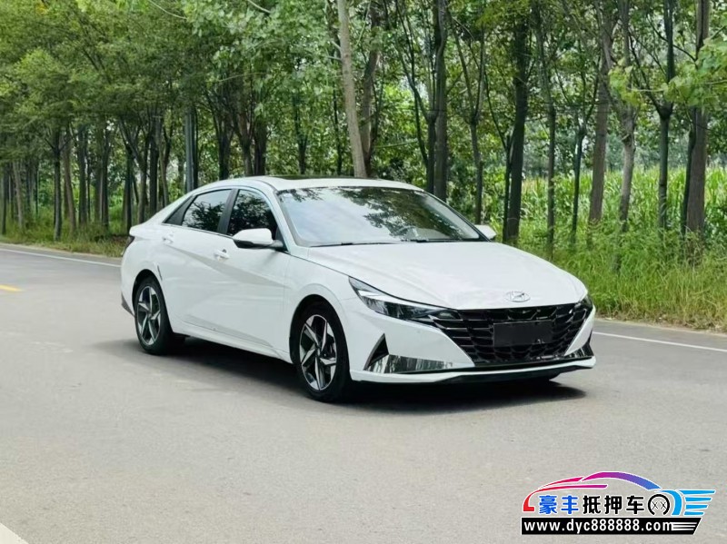 23年现代伊兰特轿车抵押车出售