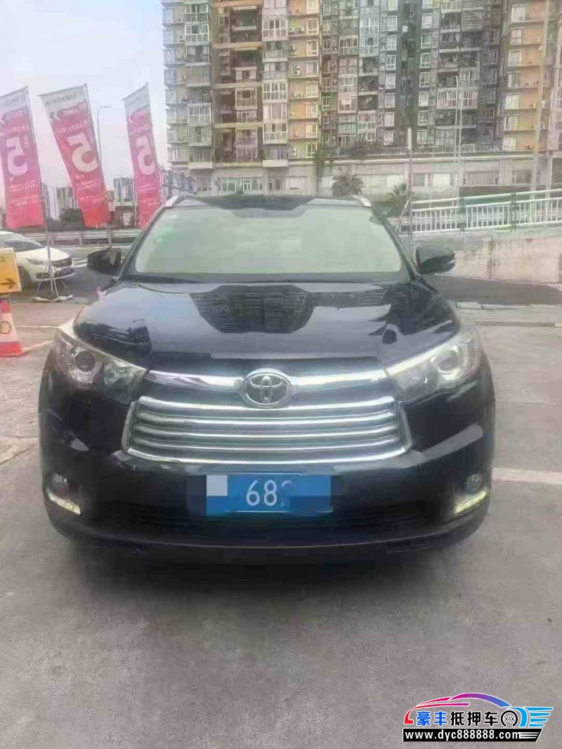 15年丰田汉兰达轿车抵押车出售