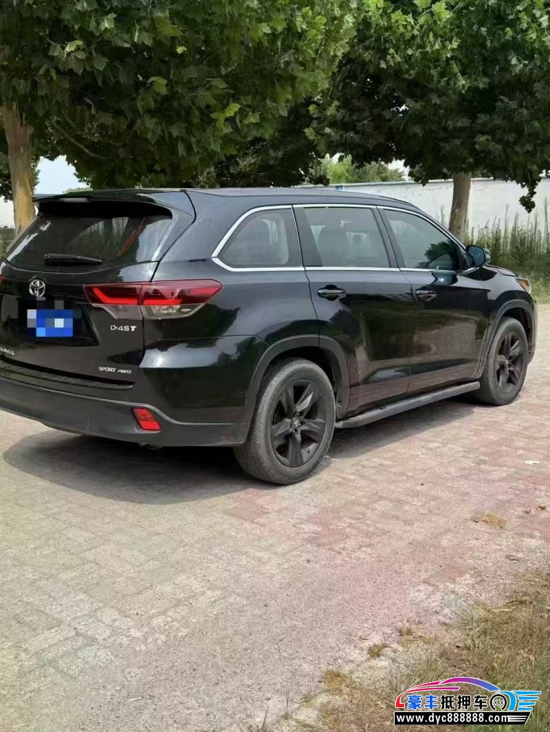 21年丰田汉兰达轿车抵押车出售