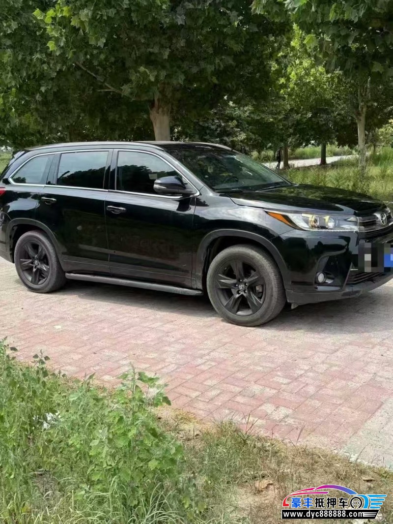 21年丰田汉兰达轿车抵押车出售