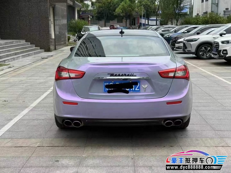 17年玛莎拉蒂Ghibli轿车抵押车出售