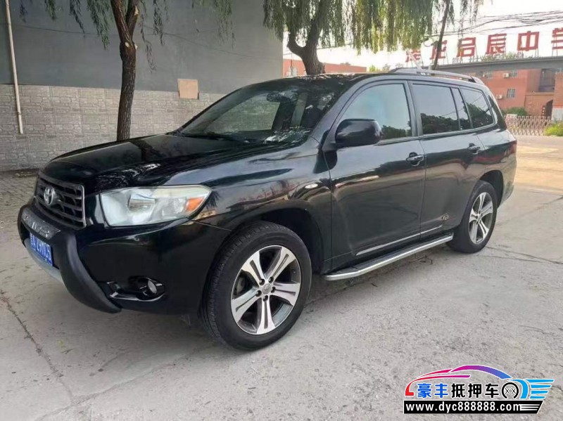 12年丰田汉兰达轿车抵押车出售