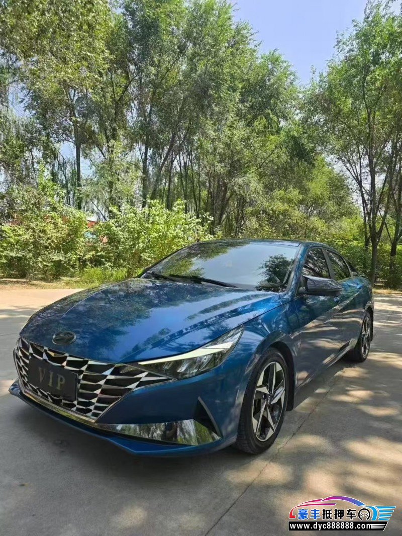 21年现代伊兰特轿车抵押车出售