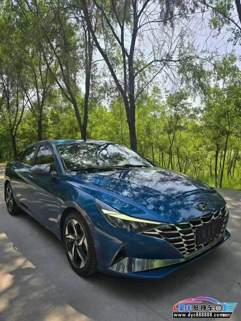 21年现代伊兰特轿车抵押车出售