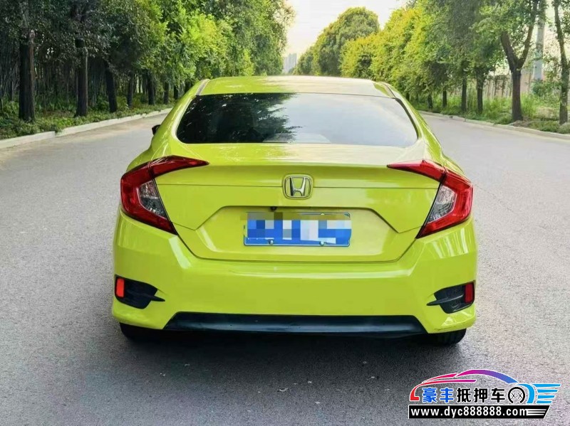 19年本田思域轿车抵押车出售