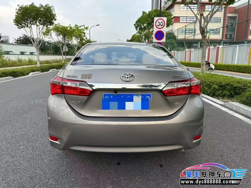 18年丰田卡罗拉轿车抵押车出售