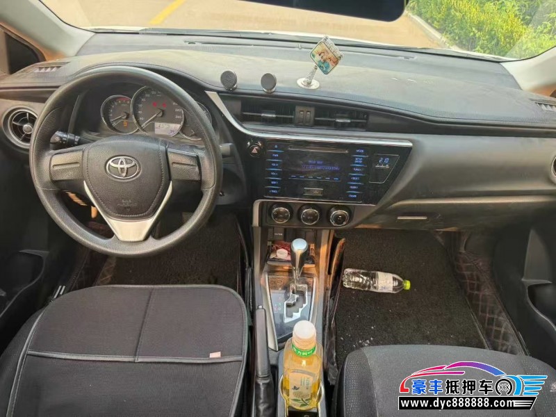 18年丰田卡罗拉轿车抵押车出售