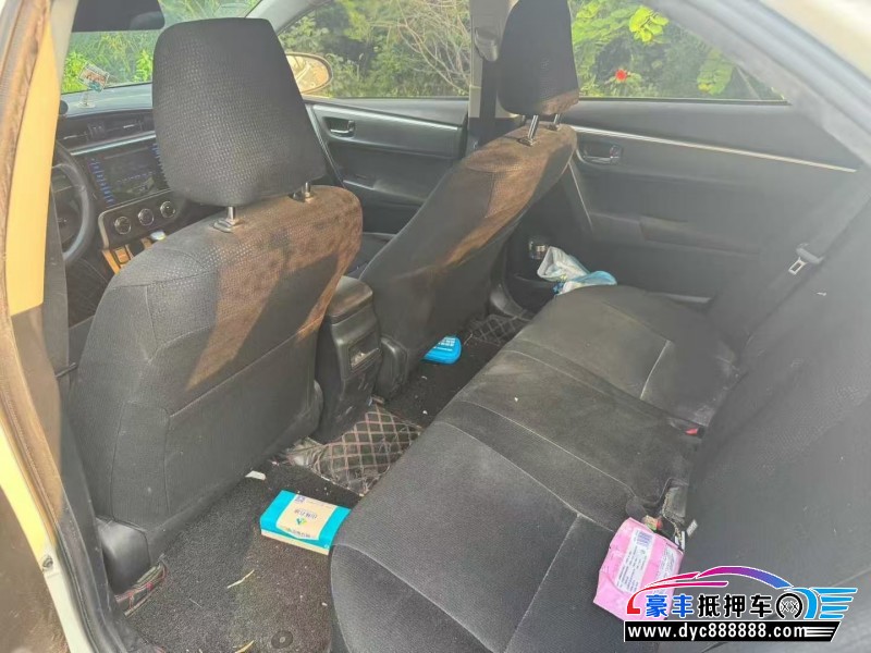 18年丰田卡罗拉轿车抵押车出售