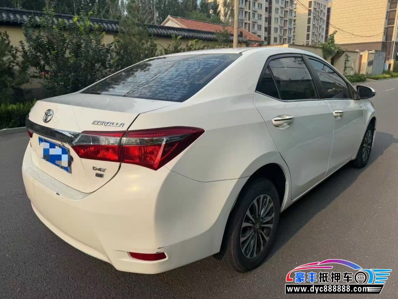 18年丰田卡罗拉轿车抵押车出售
