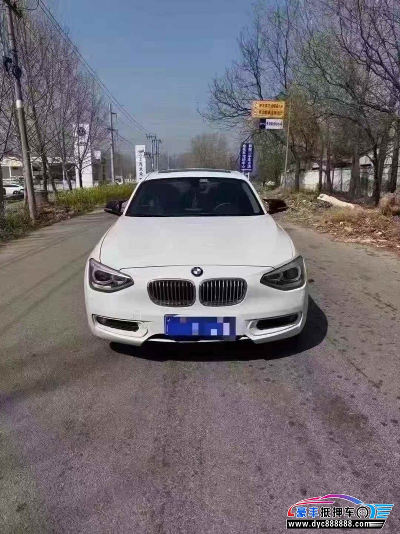 抵押车出售12年宝马1系轿车