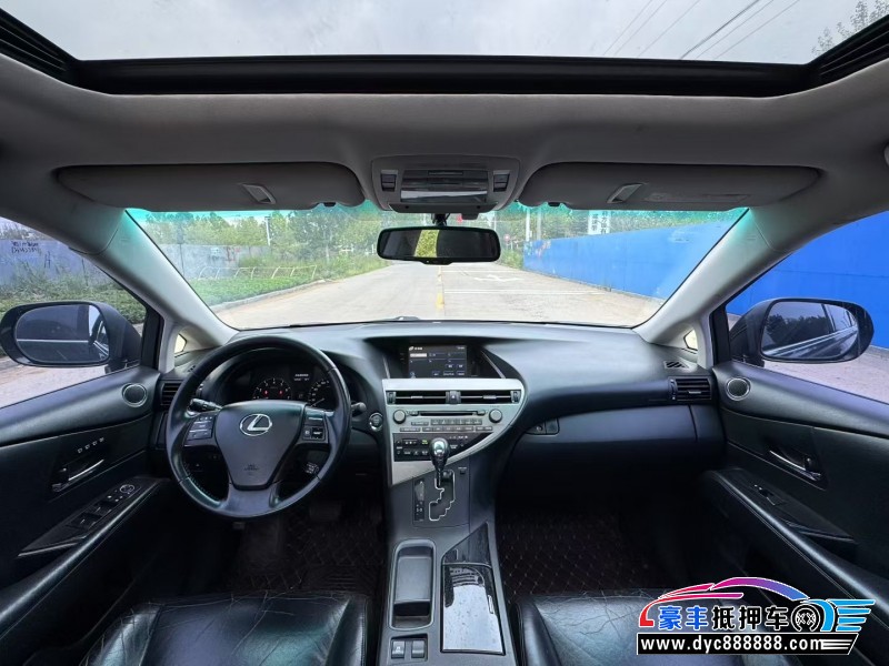 12年雷克萨斯RXSUV抵押车出售