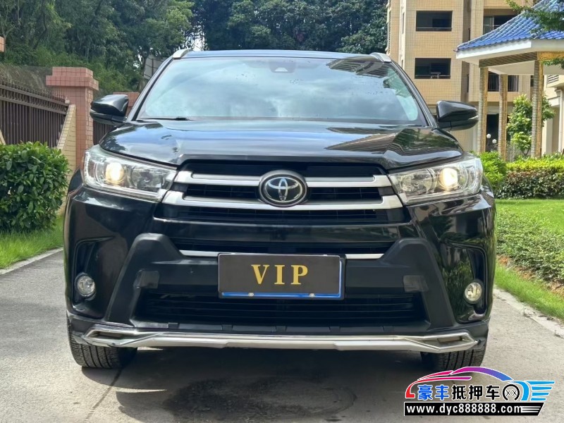 19年丰田汉兰达轿车抵押车出售